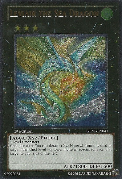 Leviair the Sea Dragon [GENF-EN043] Ultimate Rare | Black Swamp Games