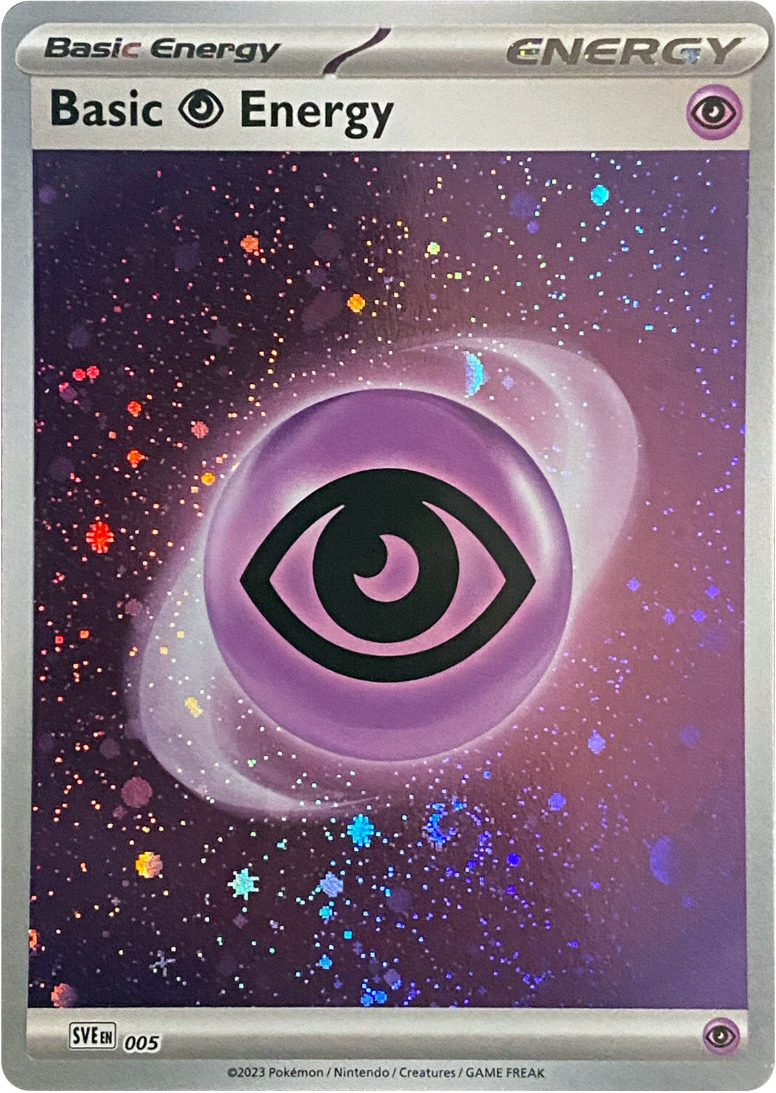 Basic Psychic Energy (005) (Cosmos Holo) [Scarlet & Violet: Base Set] | Black Swamp Games