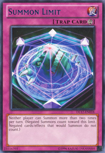 Summon Limit (Blue) [DL17-EN018] Rare | Black Swamp Games