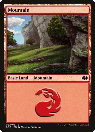 Mountain (62) [Duel Decks: Merfolk vs. Goblins] | Black Swamp Games