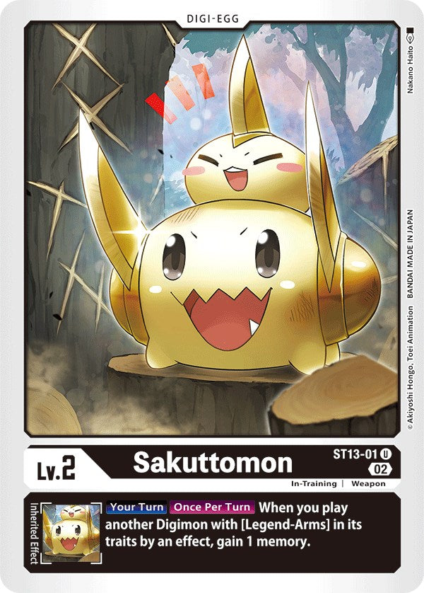 Sakuttomon [ST13-01] [Starter Deck: Ragnaloardmon] | Black Swamp Games