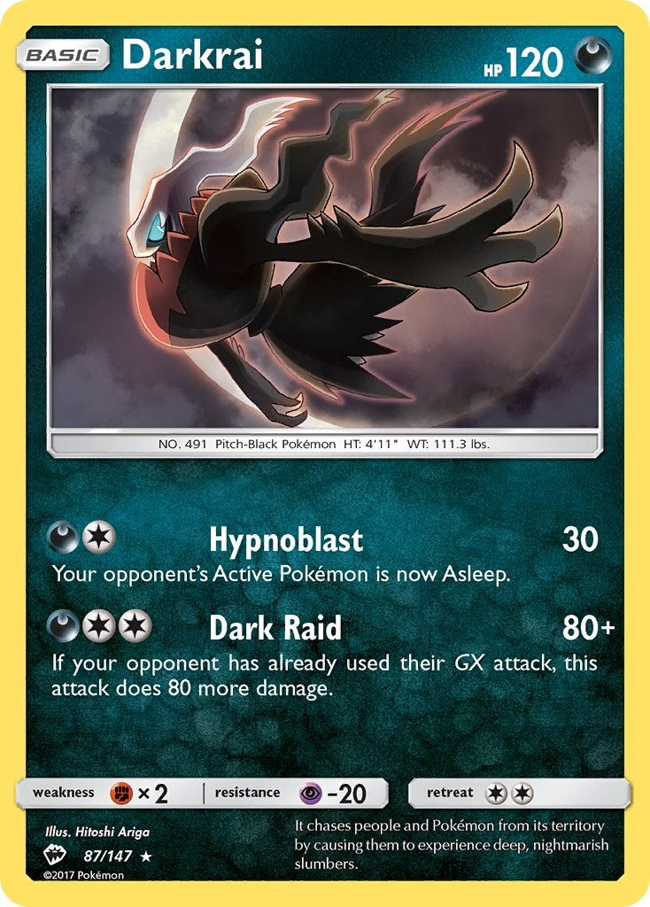 Darkrai (87/147) [Sun & Moon: Burning Shadows] | Black Swamp Games