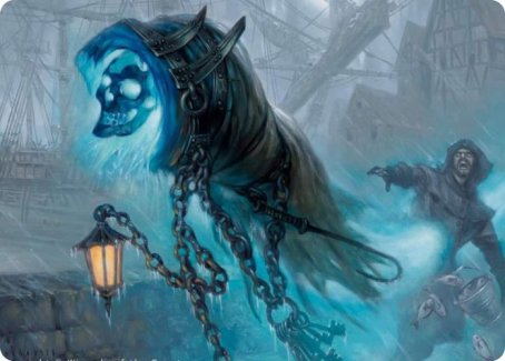 Nebelgast Intruder Art Card [Innistrad: Midnight Hunt Art Series] | Black Swamp Games