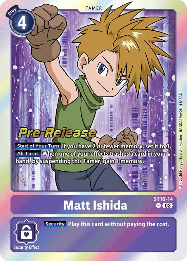 Matt Ishida [ST16-14] [Starter Deck: Wolf of Friendship Pre-Release Cards] | Black Swamp Games