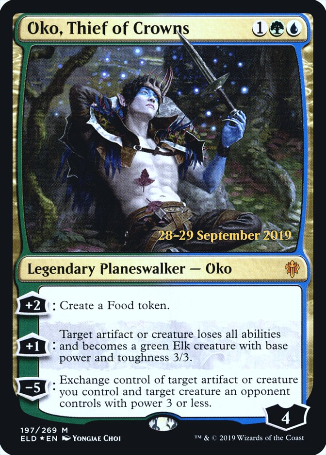 Oko, Thief of Crowns  [Throne of Eldraine Prerelease Promos] | Black Swamp Games