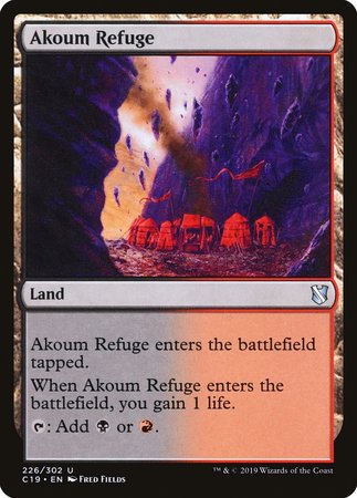 Akoum Refuge [Commander 2019] | Black Swamp Games