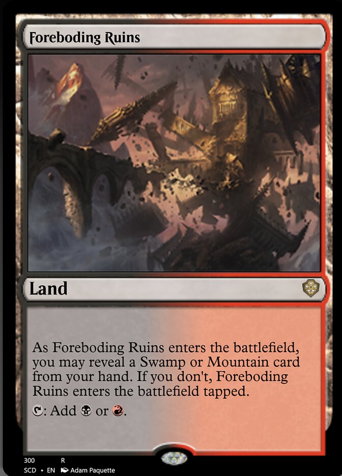 Foreboding Ruins [Starter Commander Decks] | Black Swamp Games