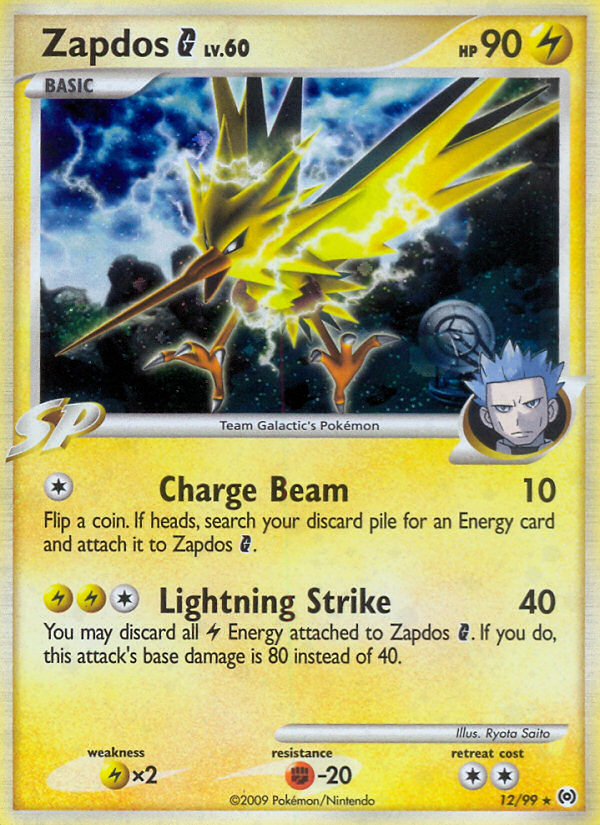 Zapdos G (12/99) [Platinum: Arceus] | Black Swamp Games