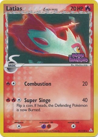 Latias (21/110) (Delta Species) (Stamped) [EX: Holon Phantoms] | Black Swamp Games