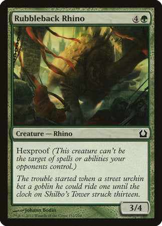 Rubbleback Rhino [Return to Ravnica] | Black Swamp Games