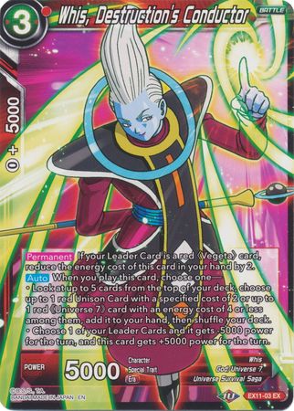 Whis, Destruction's Conductor [EX11-03] | Black Swamp Games