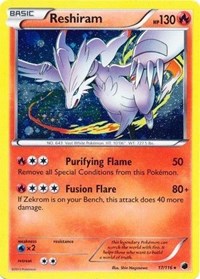 Reshiram (17/116) (Cosmos Holo) [Black & White: Plasma Freeze] | Black Swamp Games