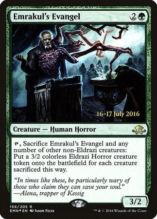 Emrakul's Evangel [Eldritch Moon Promos] | Black Swamp Games