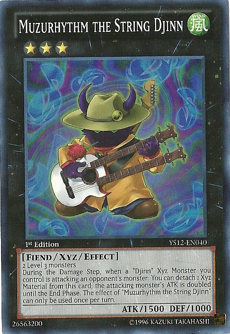 Muzurhythm the String Djinn [YS12-EN040] Super Rare | Black Swamp Games