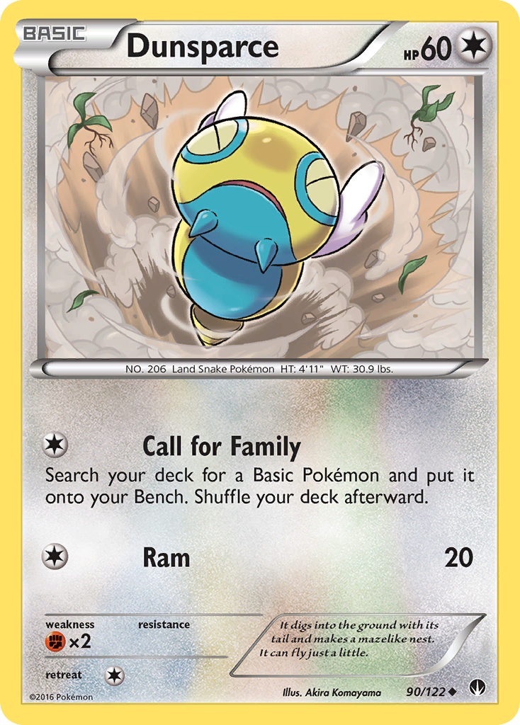 Dunsparce (90/122) [XY: BREAKpoint] | Black Swamp Games