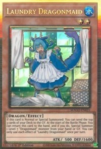 Laundry Dragonmaid [MAGO-EN021] Gold Rare | Black Swamp Games