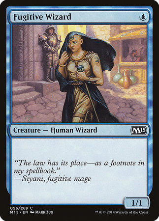 Fugitive Wizard [Magic 2015] | Black Swamp Games