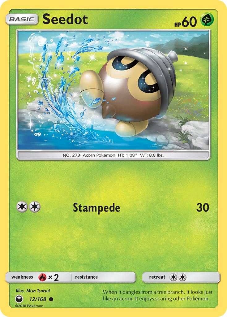 Seedot (12/168) [Sun & Moon: Celestial Storm] | Black Swamp Games