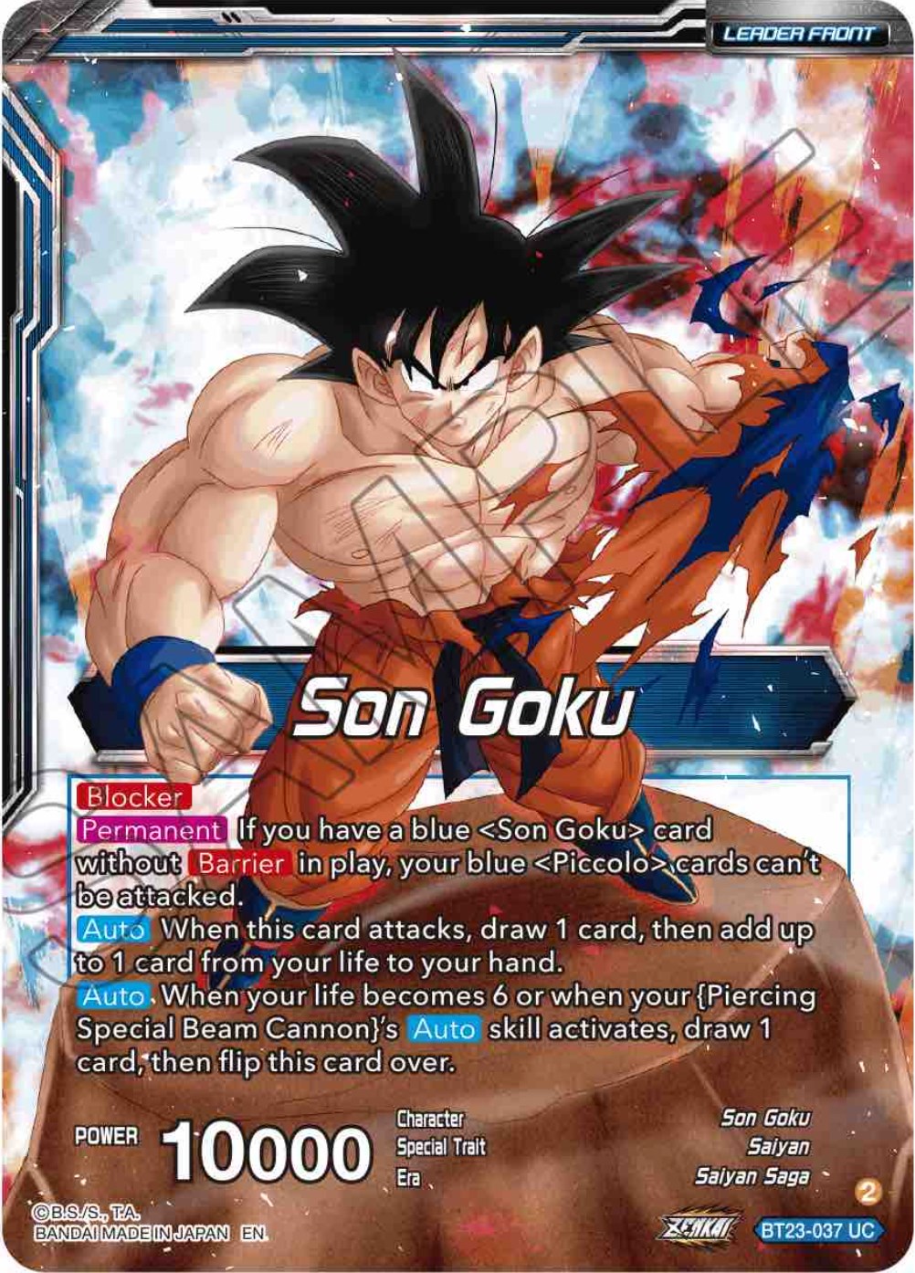 Son Goku // Son Goku & Piccolo, Rag-Tag Alliance (BT23-037) [Perfect Combination] | Black Swamp Games