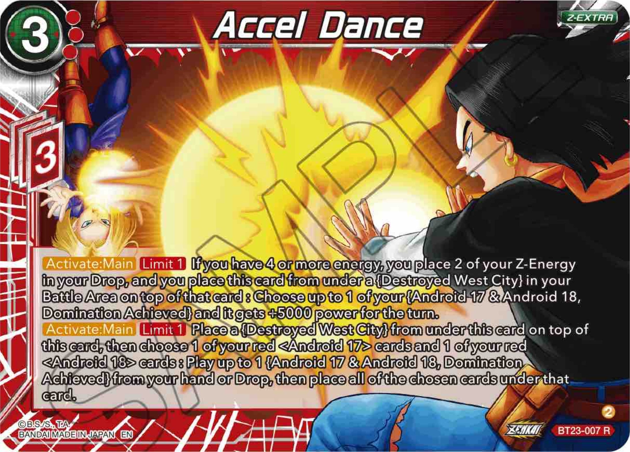 Accel Dance (BT23-007) [Perfect Combination] | Black Swamp Games