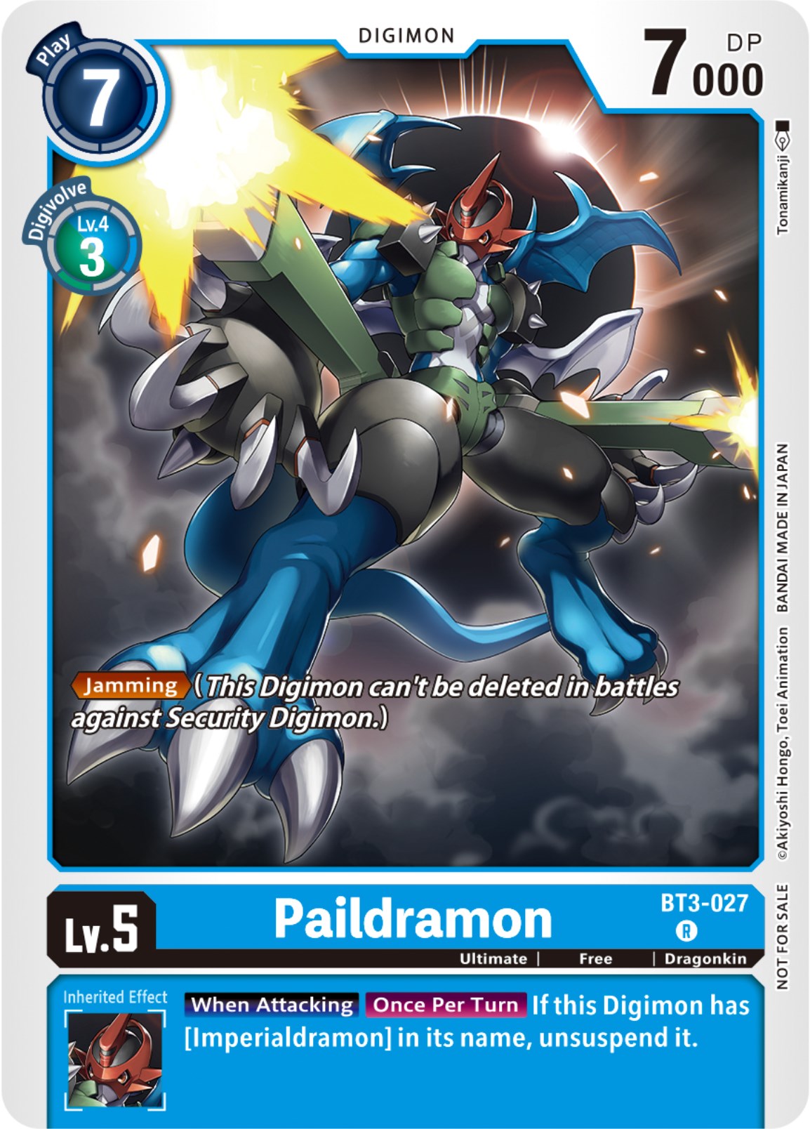 Paildramon [BT3-027] (NYCC 2023 Demo Deck) [Release Special Booster Ver.1.5] | Black Swamp Games