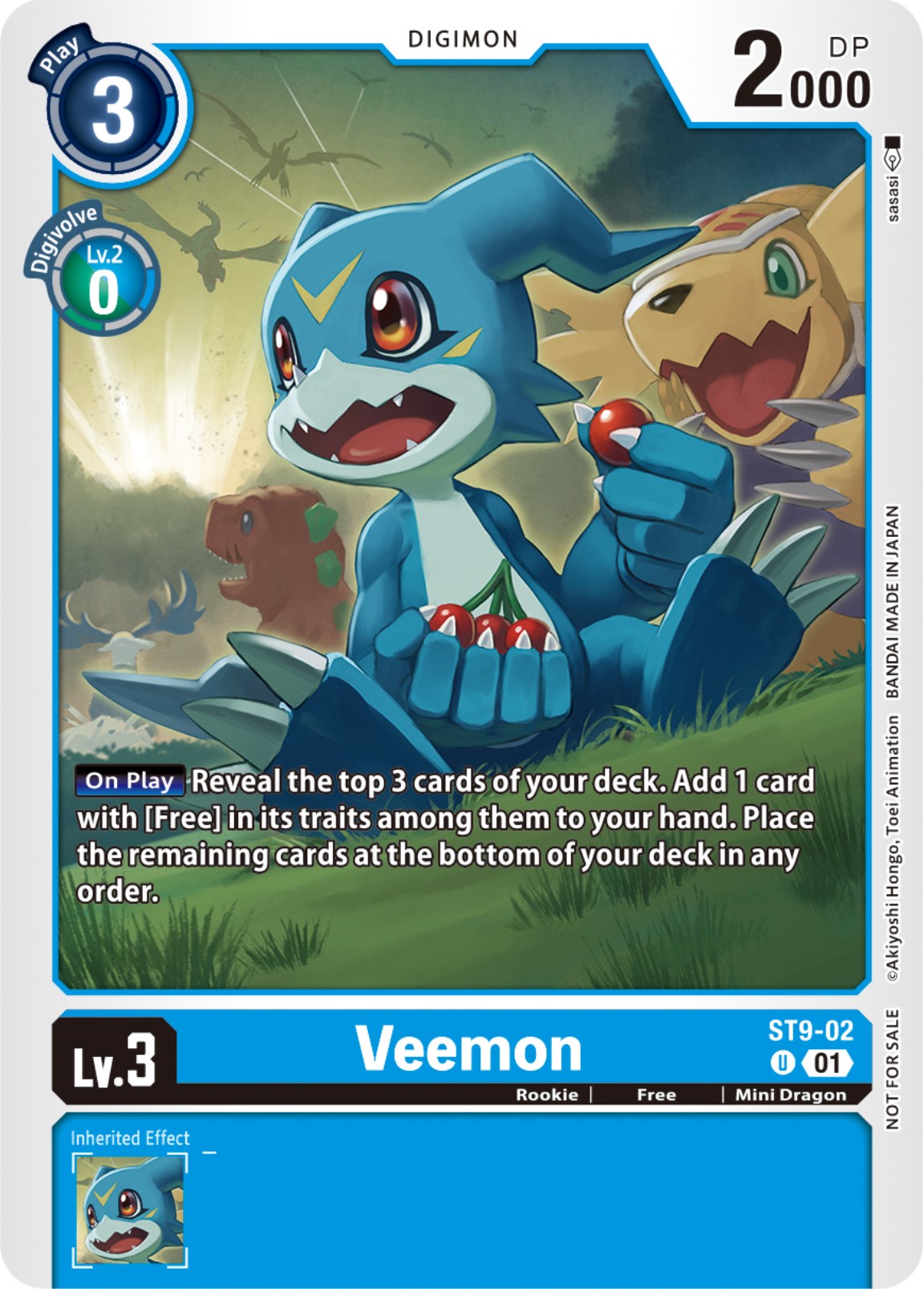 Veemon [ST9-02] (NYCC 2023 Demo Deck) [Starter Deck: Ultimate Ancient Dragon] | Black Swamp Games