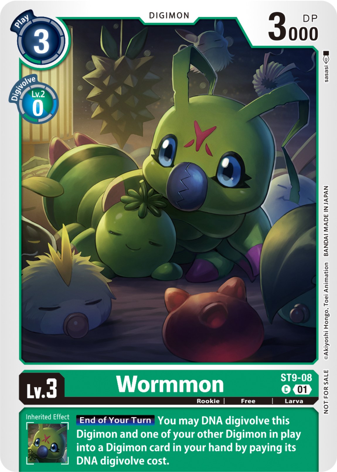 Wormmon [ST9-08] (NYCC 2023 Demo Deck) [Starter Deck: Ultimate Ancient Dragon] | Black Swamp Games