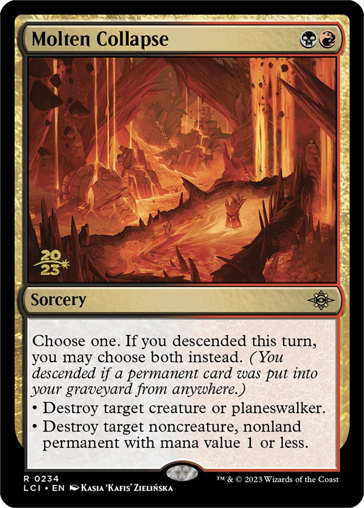 Molten Collapse [The Lost Caverns of Ixalan Prerelease Cards] | Black Swamp Games