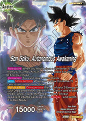 SSB Son Goku // Son Goku, Autonomous Awakening (BT23-099) [Perfect Combination] | Black Swamp Games