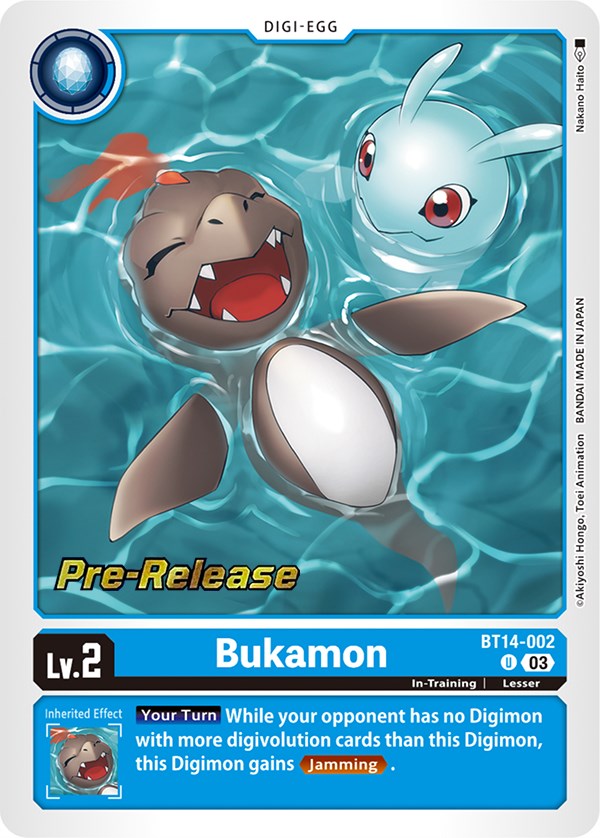 Bukamon [BT14-002] [Blast Ace Pre-Release Cards] | Black Swamp Games