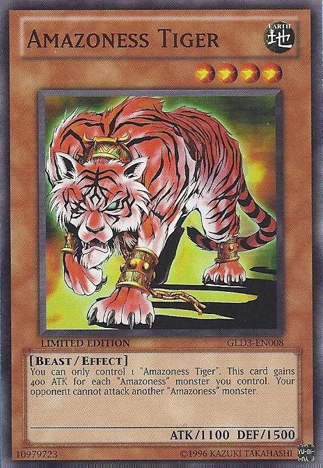 Amazoness Tiger [GLD3-EN008] Common | Black Swamp Games