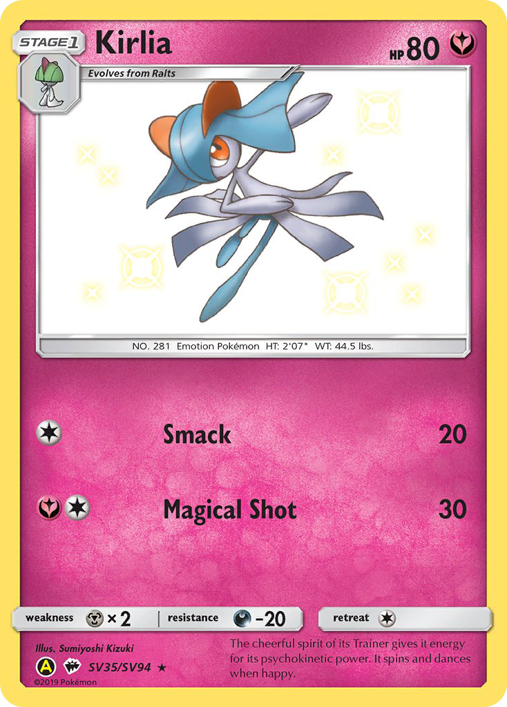 Kirlia (SV35/SV94) [Sun & Moon: Hidden Fates - Shiny Vault] | Black Swamp Games