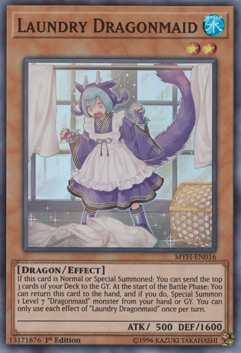 Laundry Dragonmaid [MYFI-EN016] Super Rare | Black Swamp Games