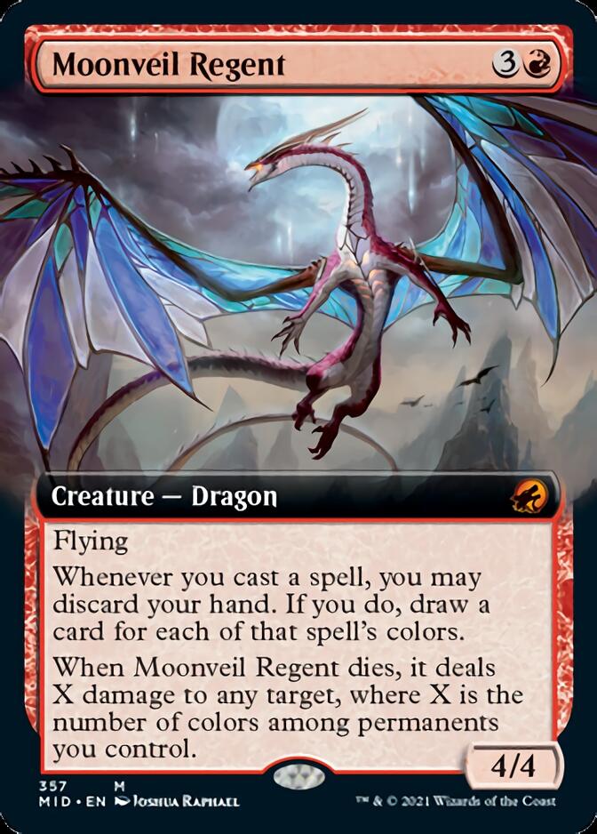 Moonveil Regent (Extended) [Innistrad: Midnight Hunt] | Black Swamp Games