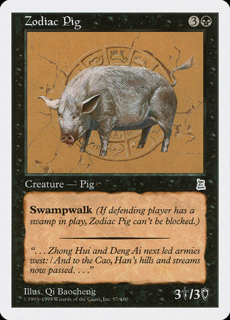 Zodiac Pig [Portal Three Kingdoms] | Black Swamp Games