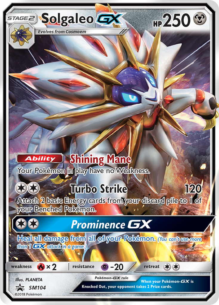 Solgaleo GX (SM104) [Sun & Moon: Black Star Promos] | Black Swamp Games