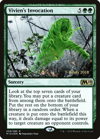 Vivien's Invocation [Core Set 2019 Promos] | Black Swamp Games