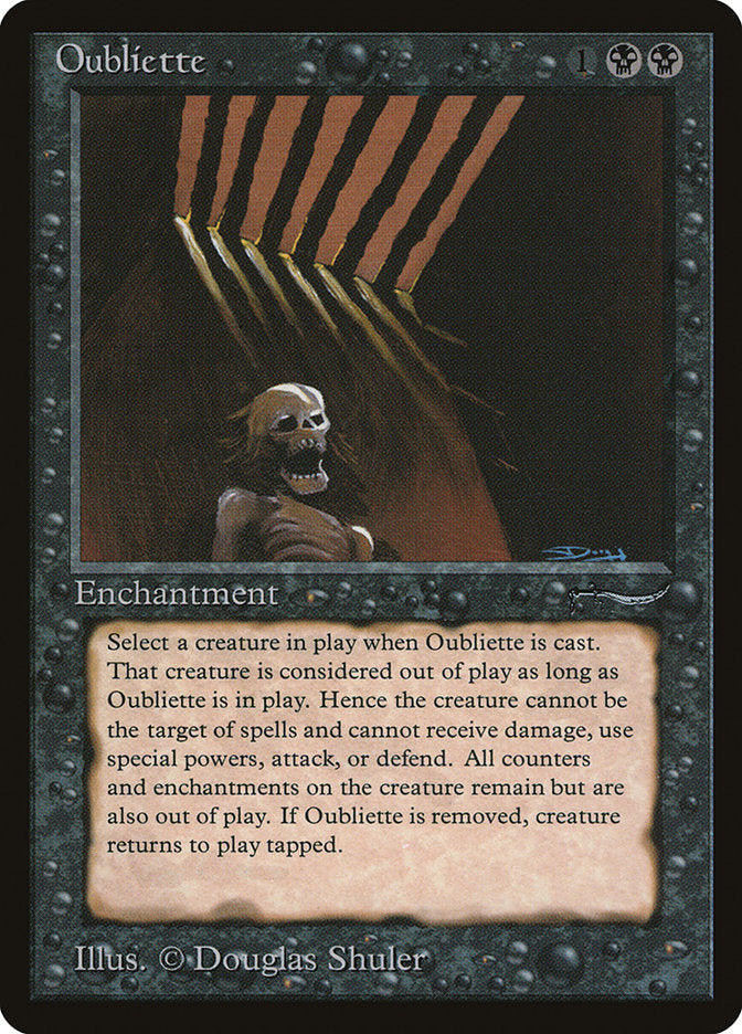 Oubliette (Dark Mana Cost) [Arabian Nights] | Black Swamp Games