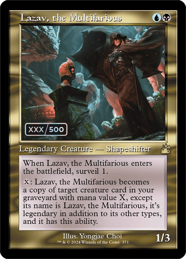 Lazav, the Multifarious (Retro) (Serialized) [Ravnica Remastered] | Black Swamp Games