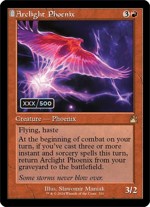 Arclight Phoenix (Retro) (Serialized) [Ravnica Remastered] | Black Swamp Games