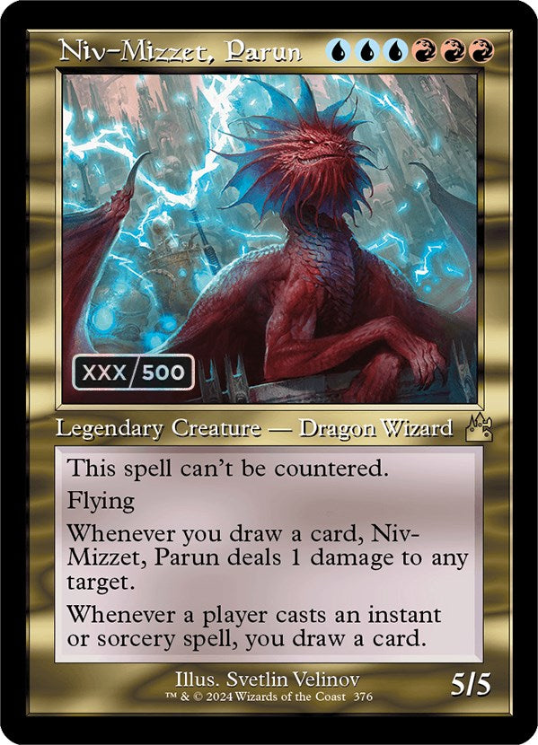 Niv-Mizzet, Parun (Retro) (Serialized) [Ravnica Remastered] | Black Swamp Games