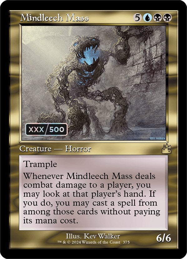 Mindleech Mass (Retro) (Serialized) [Ravnica Remastered] | Black Swamp Games