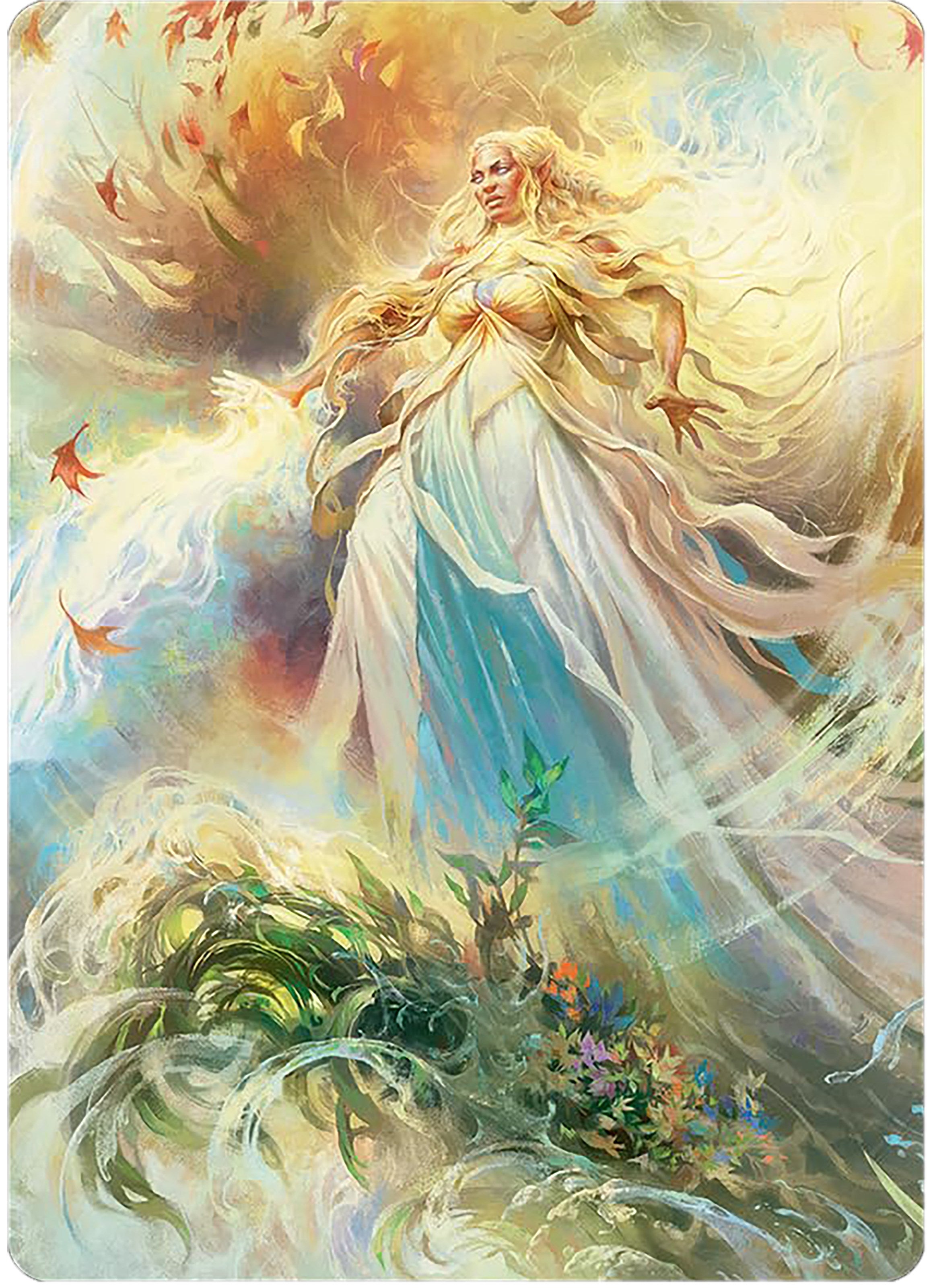 Galadriel, Light of Valinor Art Card [The Lord of the Rings: Tales of Middle-earth Art Series] | Black Swamp Games