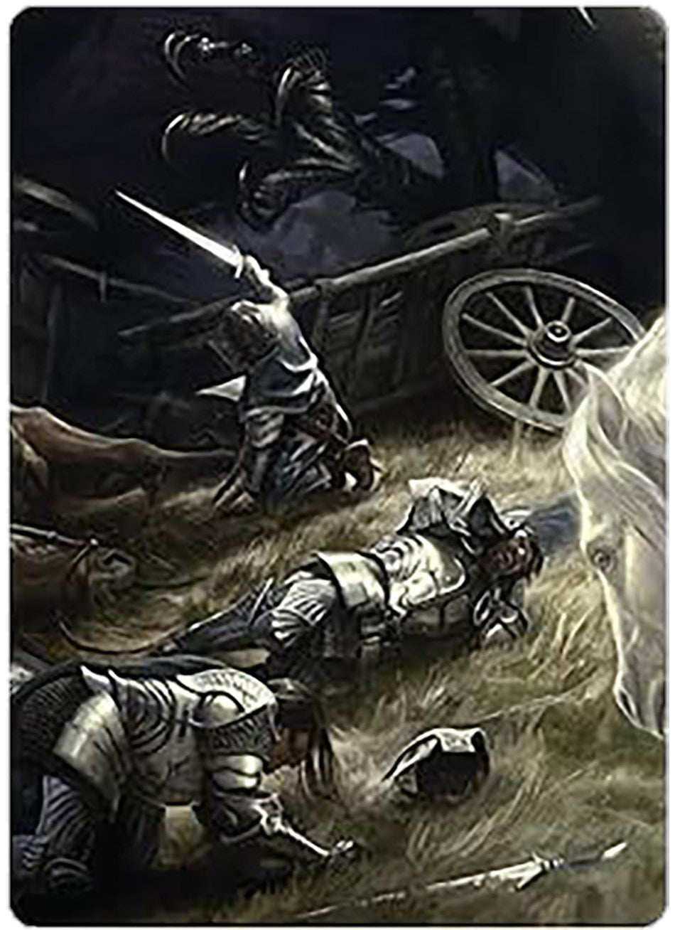 Courageous Resolve Art Card [The Lord of the Rings: Tales of Middle-earth Art Series] | Black Swamp Games