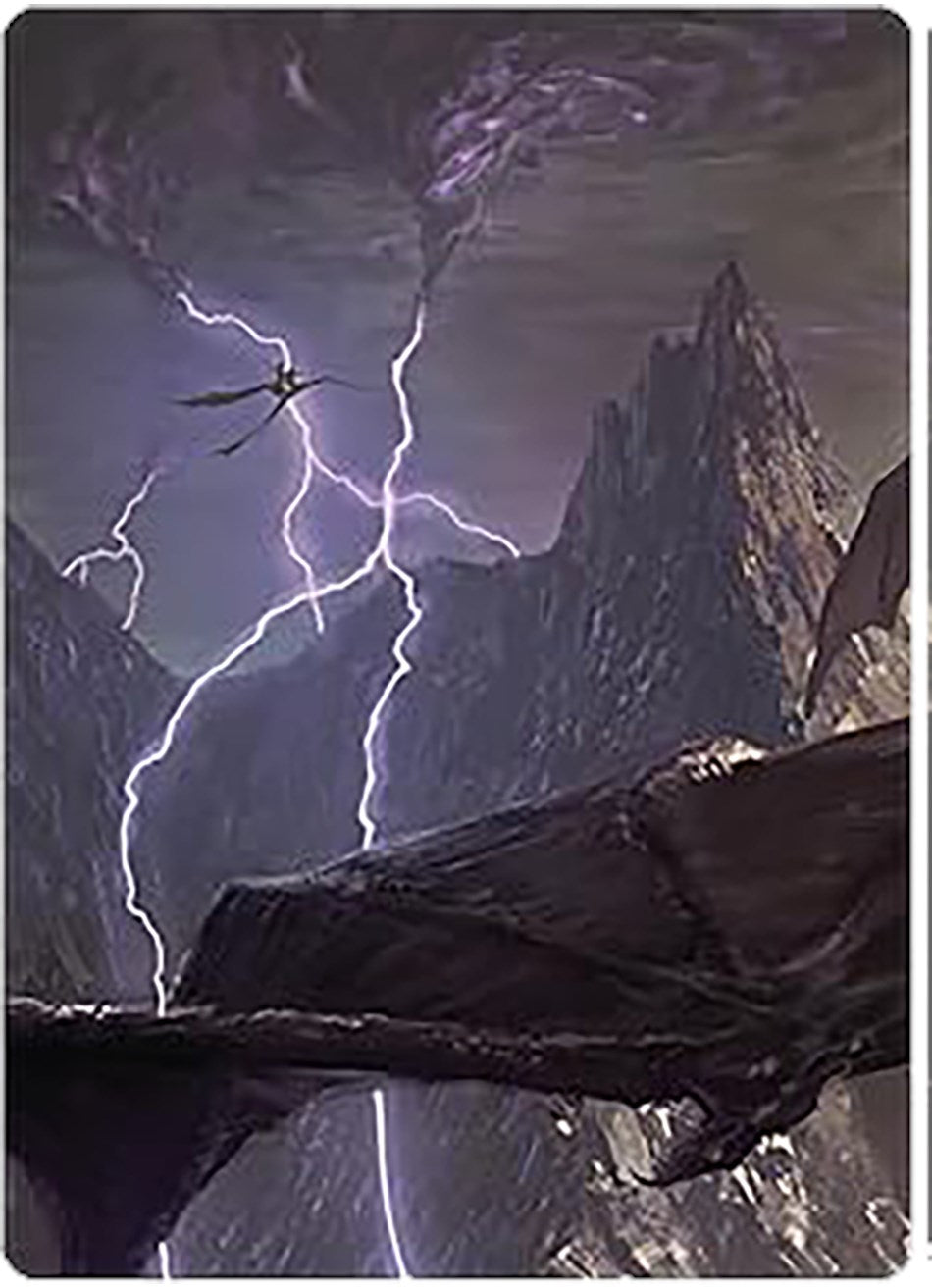 Call Forth the Tempest Art Card [The Lord of the Rings: Tales of Middle-earth Art Series] | Black Swamp Games