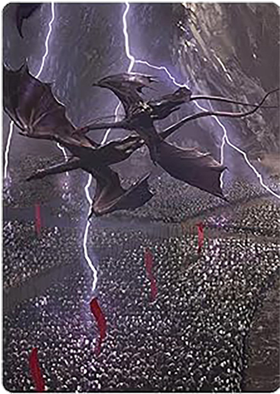 Mordor on the March Art Card [The Lord of the Rings: Tales of Middle-earth Art Series] | Black Swamp Games