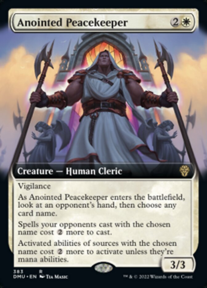 Anointed Peacekeeper (Extended Art) [Dominaria United] | Black Swamp Games
