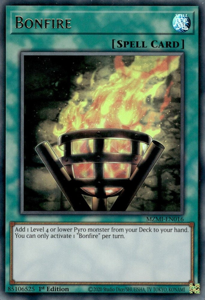 Bonfire [MZMI-EN016] Ultra Rare | Black Swamp Games