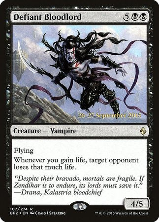 Defiant Bloodlord [Battle for Zendikar Promos] | Black Swamp Games