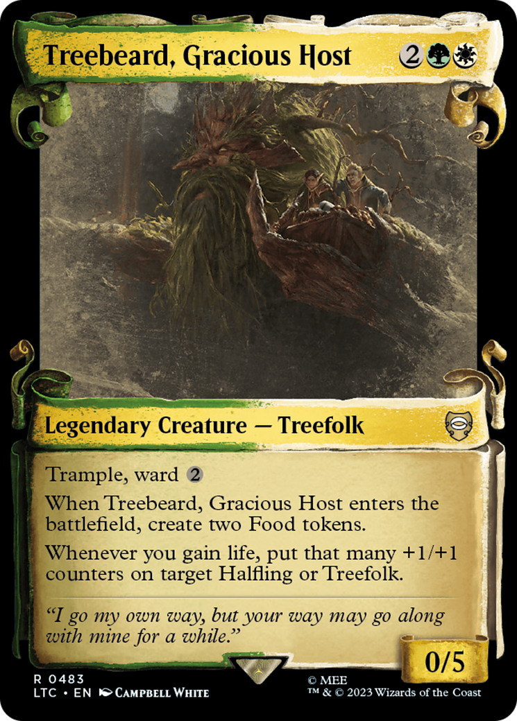 Treebeard, Gracious Host [The Lord of the Rings: Tales of Middle-Earth Commander Showcase Scrolls] | Black Swamp Games